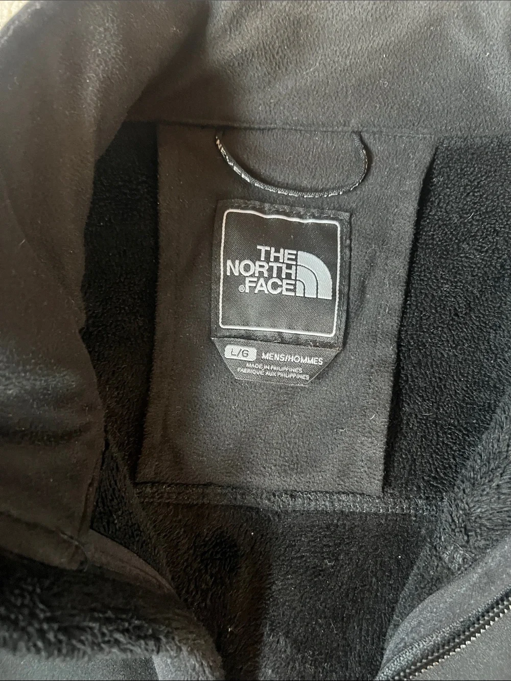 The North Face Men's Black Fleece Lined Shell Jacket
